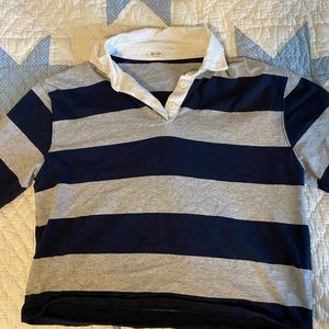 Striped Brandy collard shirt